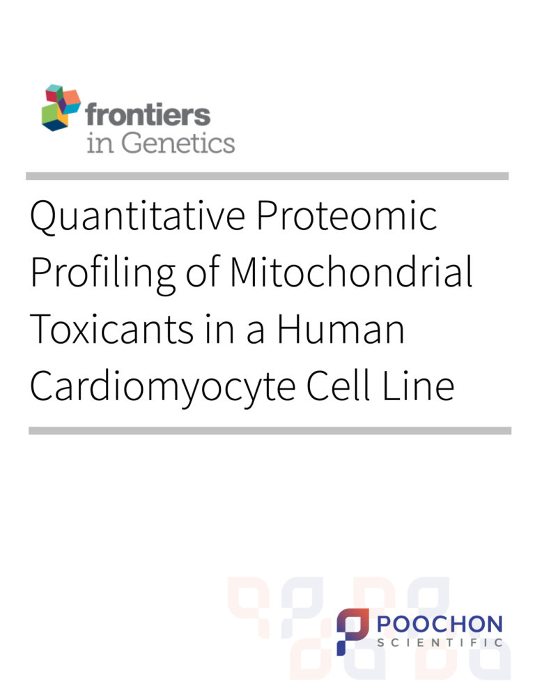 Wei-FrontGenet-2020-Proteomic-mitochondrial-toxicants